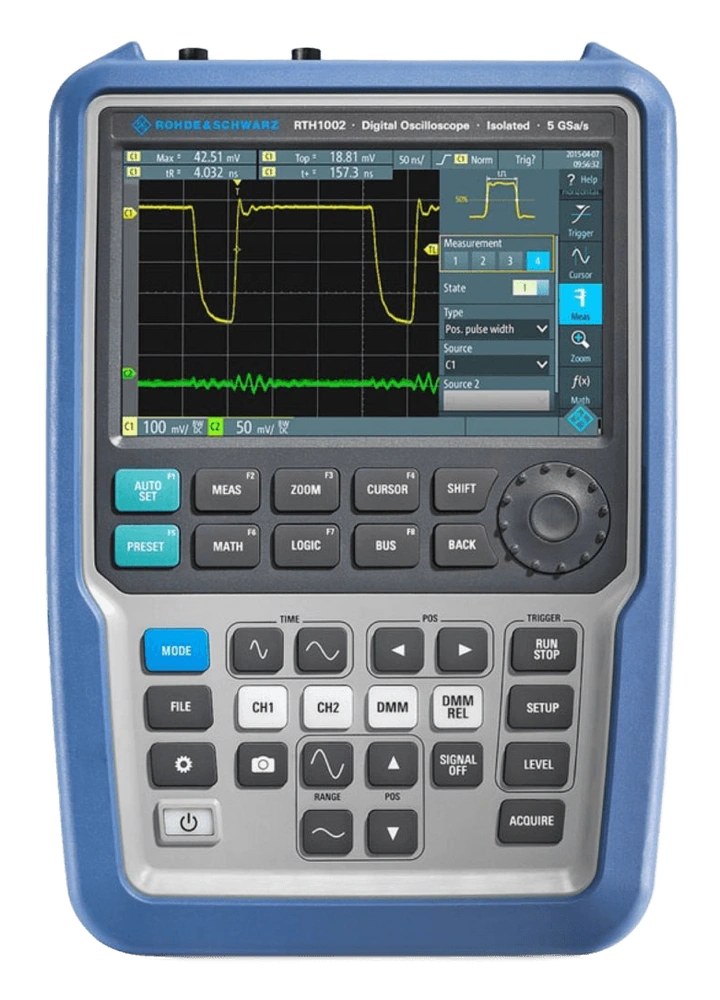 Rohde & Schwarz R&S RTH. Imagen de referencia de la familia; variante y accesorios representados no equivalen a todas las configuraciones.