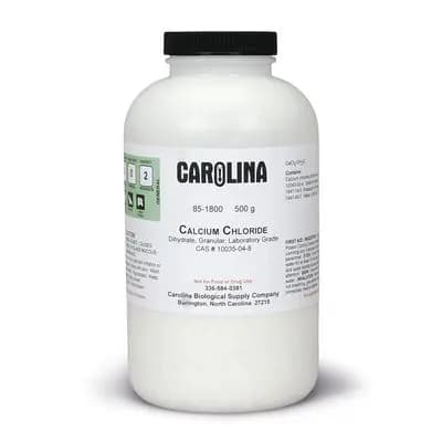 Cloruro de calcio dihidrato, granulado, grado de laboratorio, 500 g