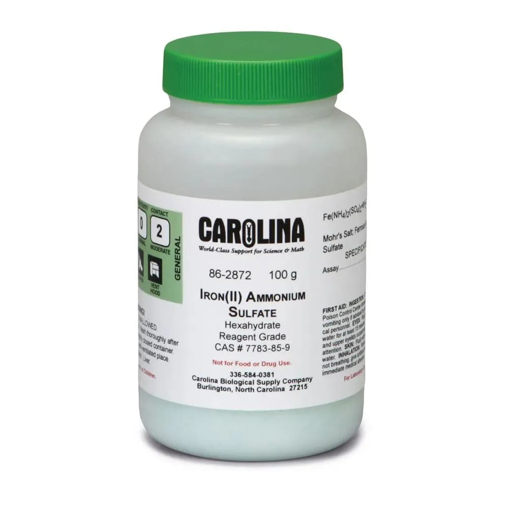 SULFATO DE HIERRO (lll) Frasco 100 g - imagen 1