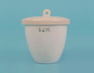 Crisol de porcelana con tapa, 100 mL - imagen 1