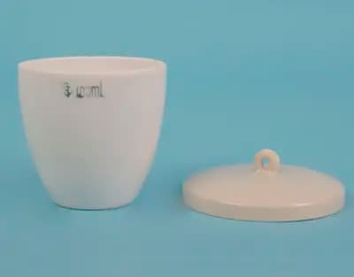 Crisol de porcelana con tapa, 100 mL - imagen 2