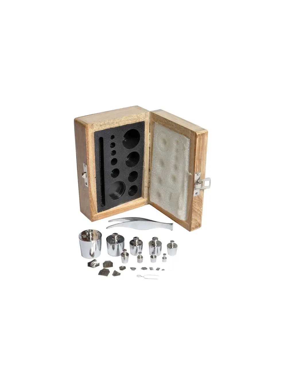 Caja de Pesas Analíticas de 9 Piezas Latón