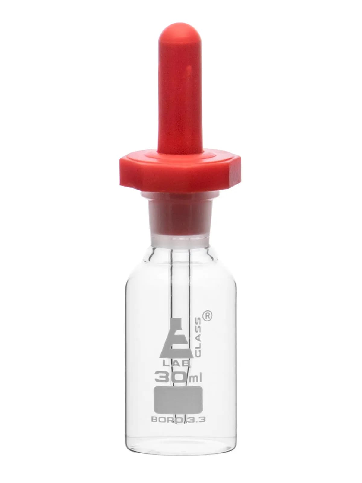 Gotero 30 mL Vidrio Transparente