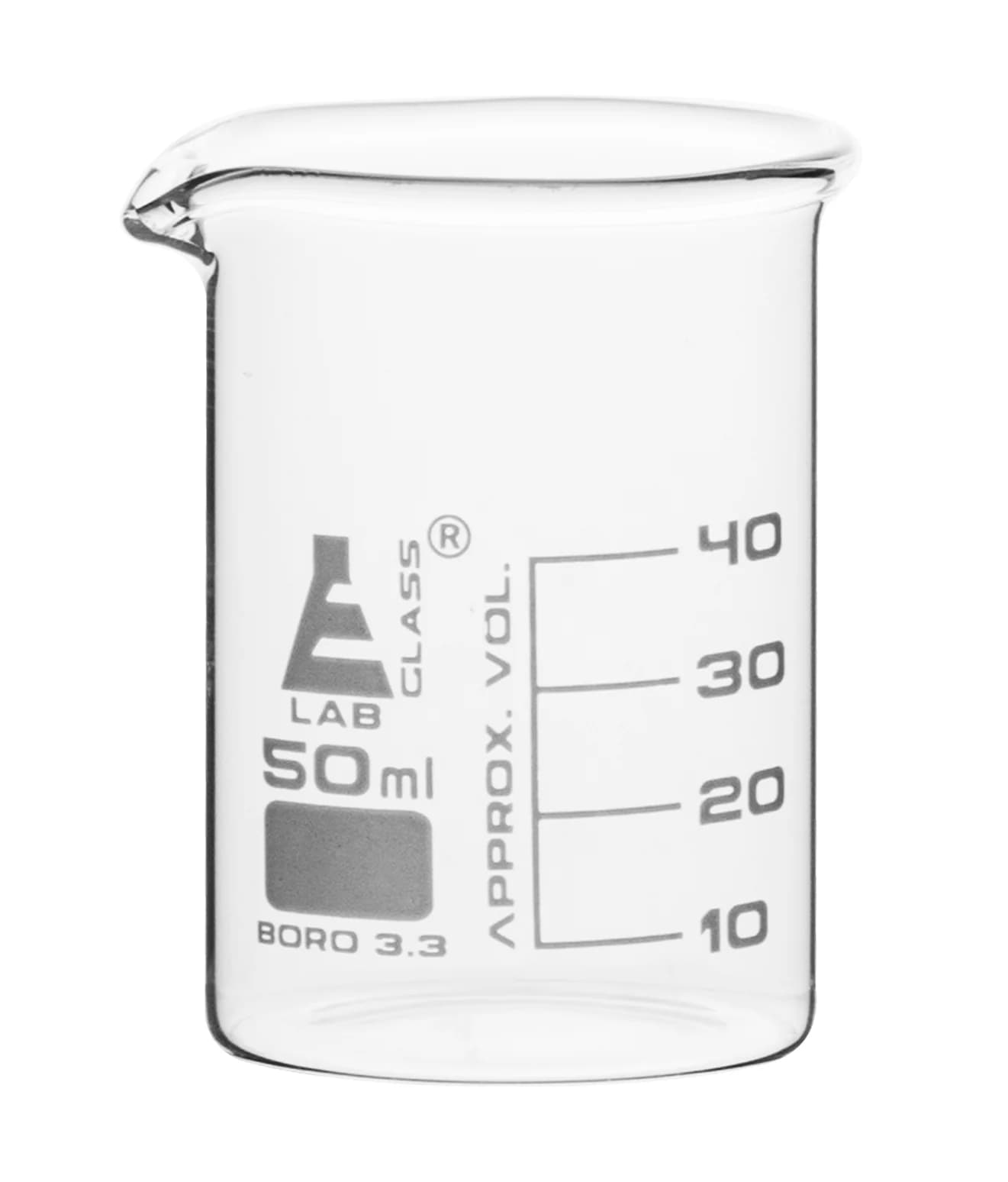 Vaso de Precipitados 50 ml Borosilicato 3.3 - imagen 1