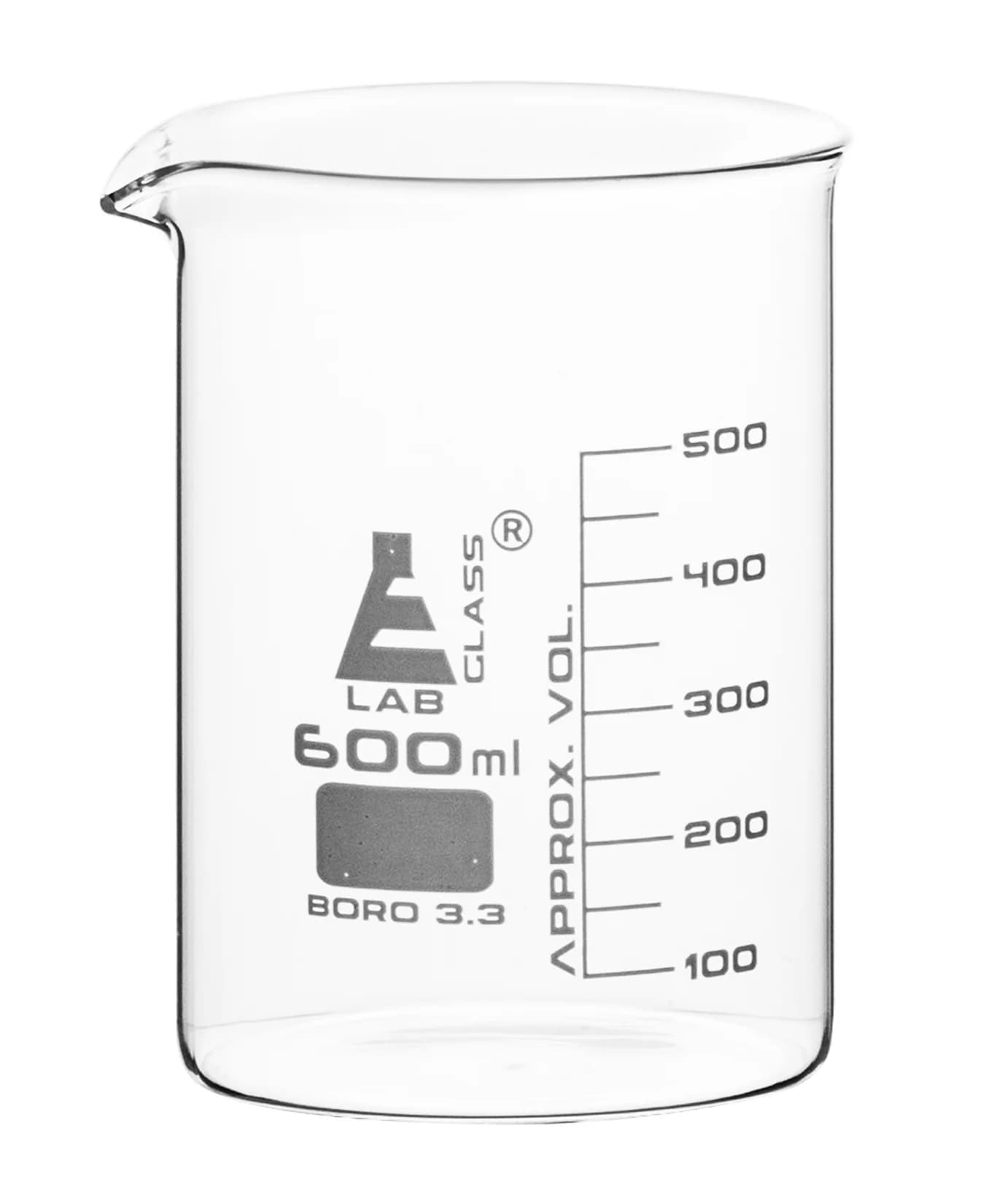 Vaso de Precipitados 600 ml Borosilicato 3.3 - imagen 1