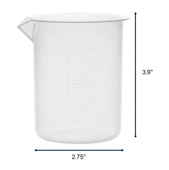 Vaso Plástico 250 ml Polipropileno Graduado - imagen 3