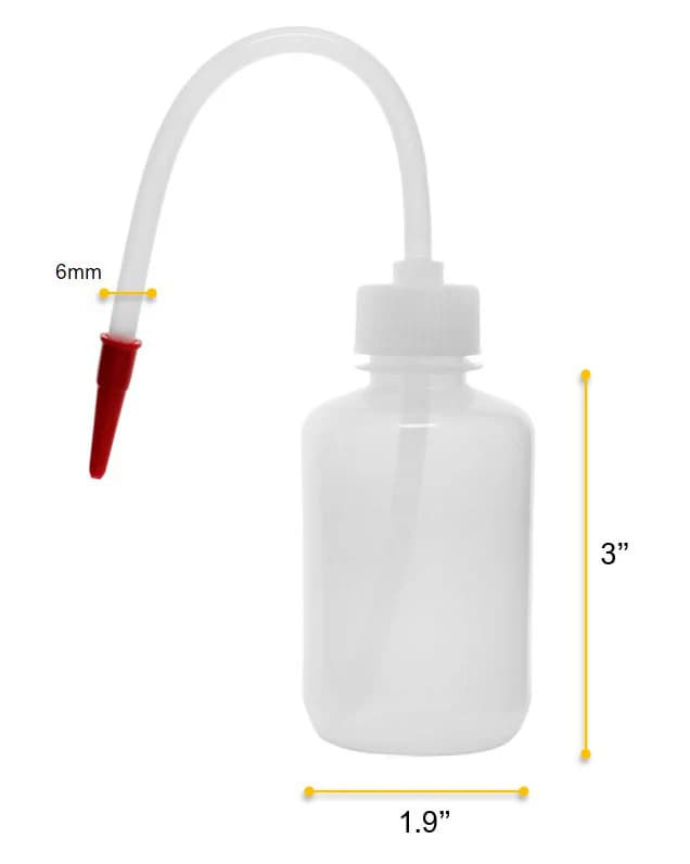 Botella de Lavado Económica 500 ml con Tubo Flexible – Polietileno - imagen 4