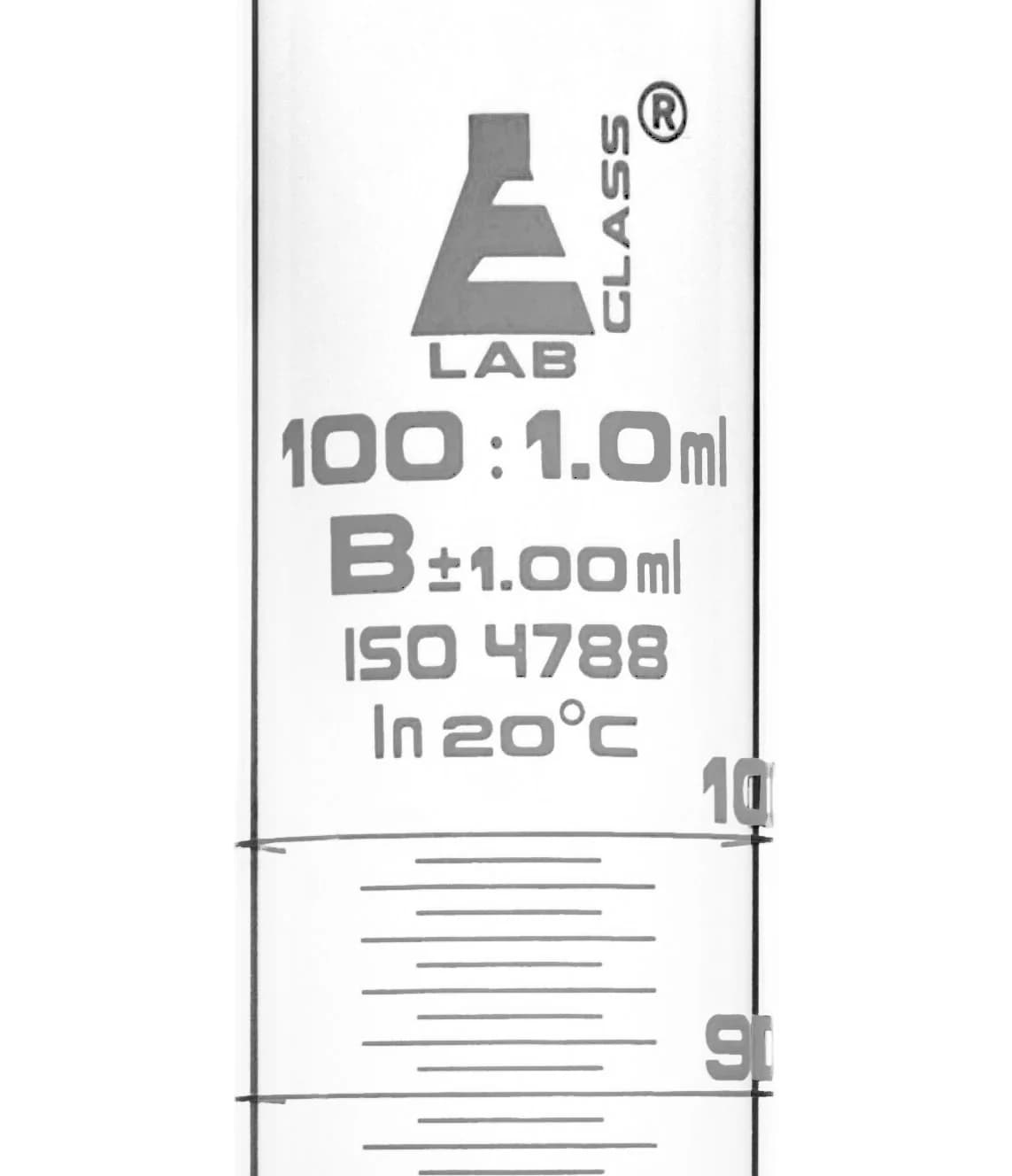 Probeta Graduada 100 ml Clase B Vidrio - imagen 2