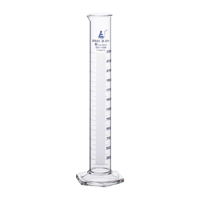 Probeta Graduada 250 ml Clase B Base Hexagonal