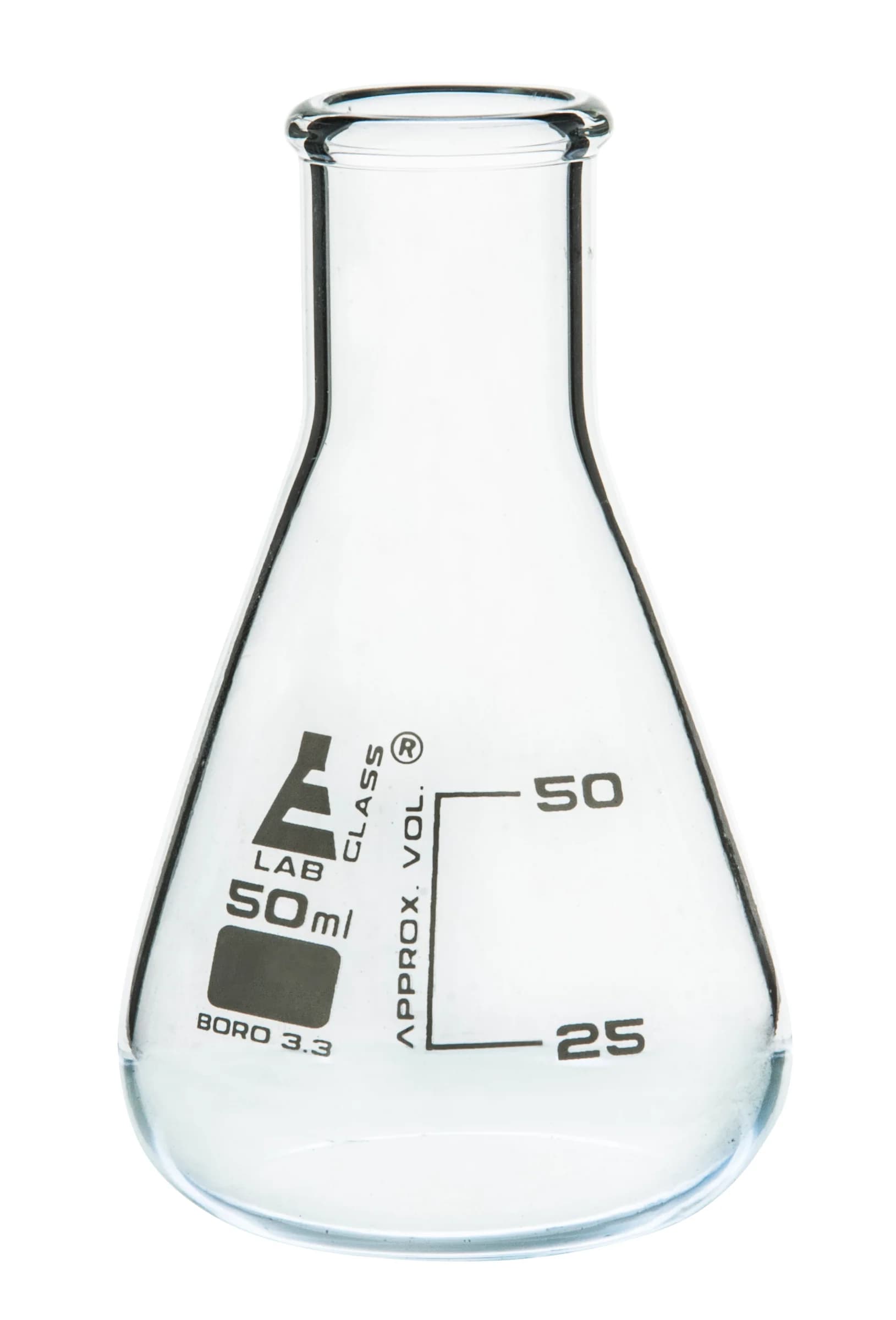 Matraz Erlenmeyer 50 ml Cuello Estrecho - imagen 1