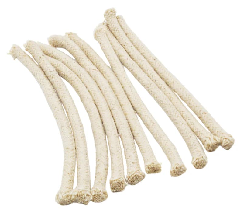 Mechas para Lámpara de Algodón 10 Unidades