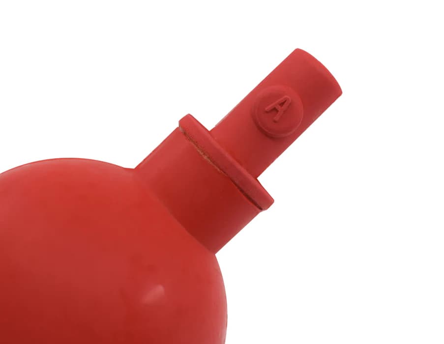 Pipeta de Llenado con Pera de Goma de 54 Mm y Tres Válvulas - imagen 2