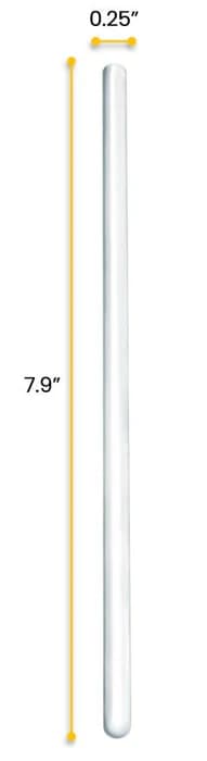 Varillas de Vidrio para Agitar 7,9" Diámetro 6 Mm Extremos Redondeados - imagen 5