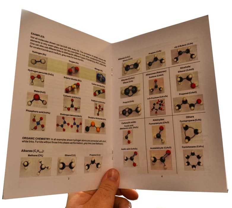 Juego de Modelos Moleculares Extra Grandes 562 Piezas - imagen 5