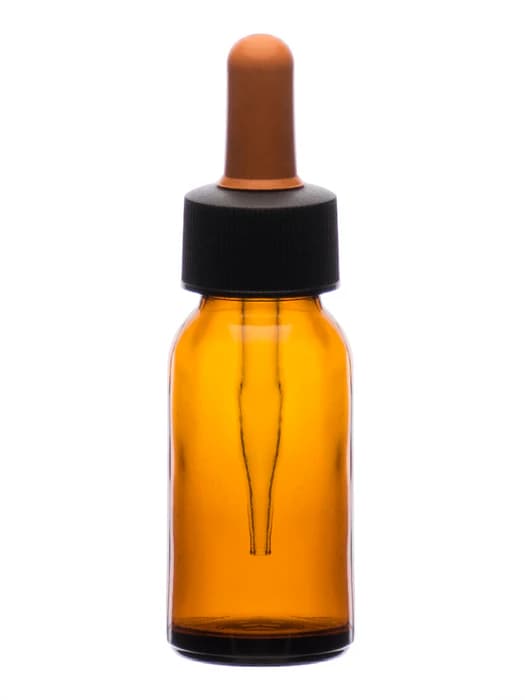 Frasco Gotero de Vidrio Ámbar 60 ml con Cuentagotas de Vidrio - imagen 1