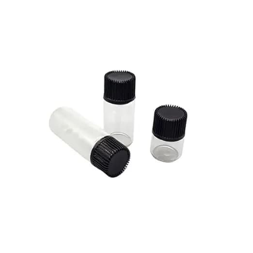 Viales de vidrio transparente 2 ml con tapón de rosca - imagen 3