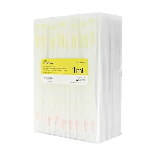 Pipetas serológicas 1 ml, plástico estéril, envase individual - imagen 2