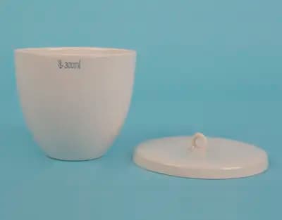 Crisol de porcelana con tapa, 300 mL - imagen 1