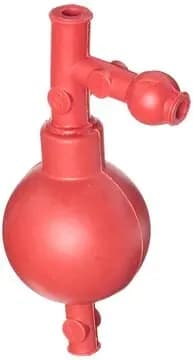 Llenador de pipetas 35 ml de caucho natural rojo - imagen 1