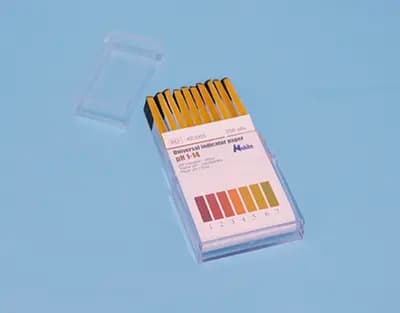 Papel pH 1 - 14, Caja de 200 Tiras