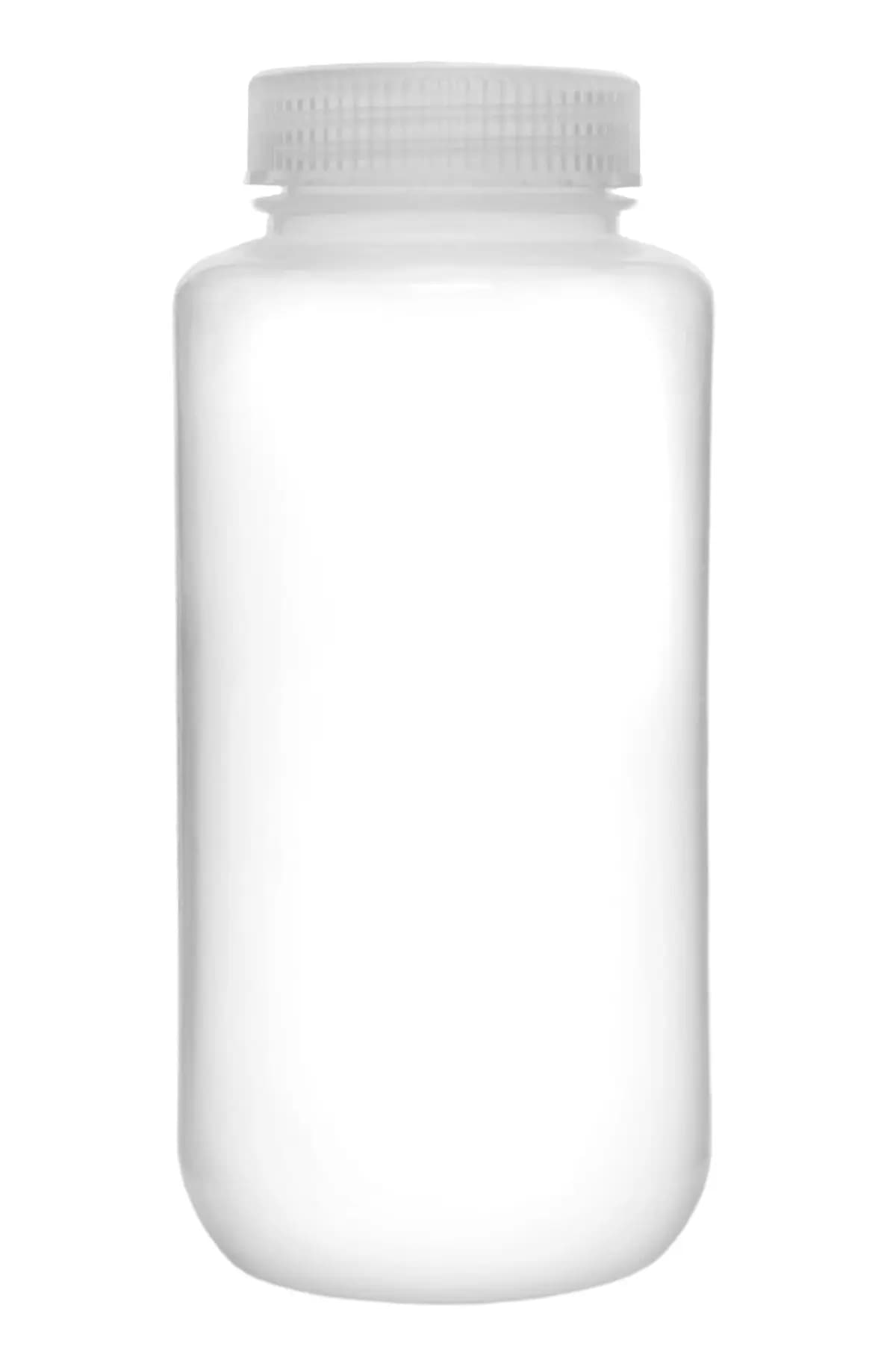 Frasco para Reactivo 1000 mL - Boca Ancha Tapón de Rosca - Polipropileno