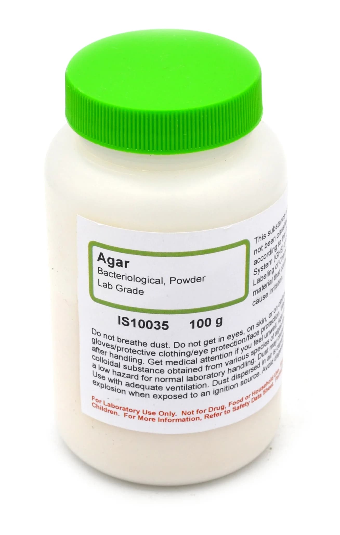 Agar en polvo para cultivo de microorganismos 100 g - imagen 1