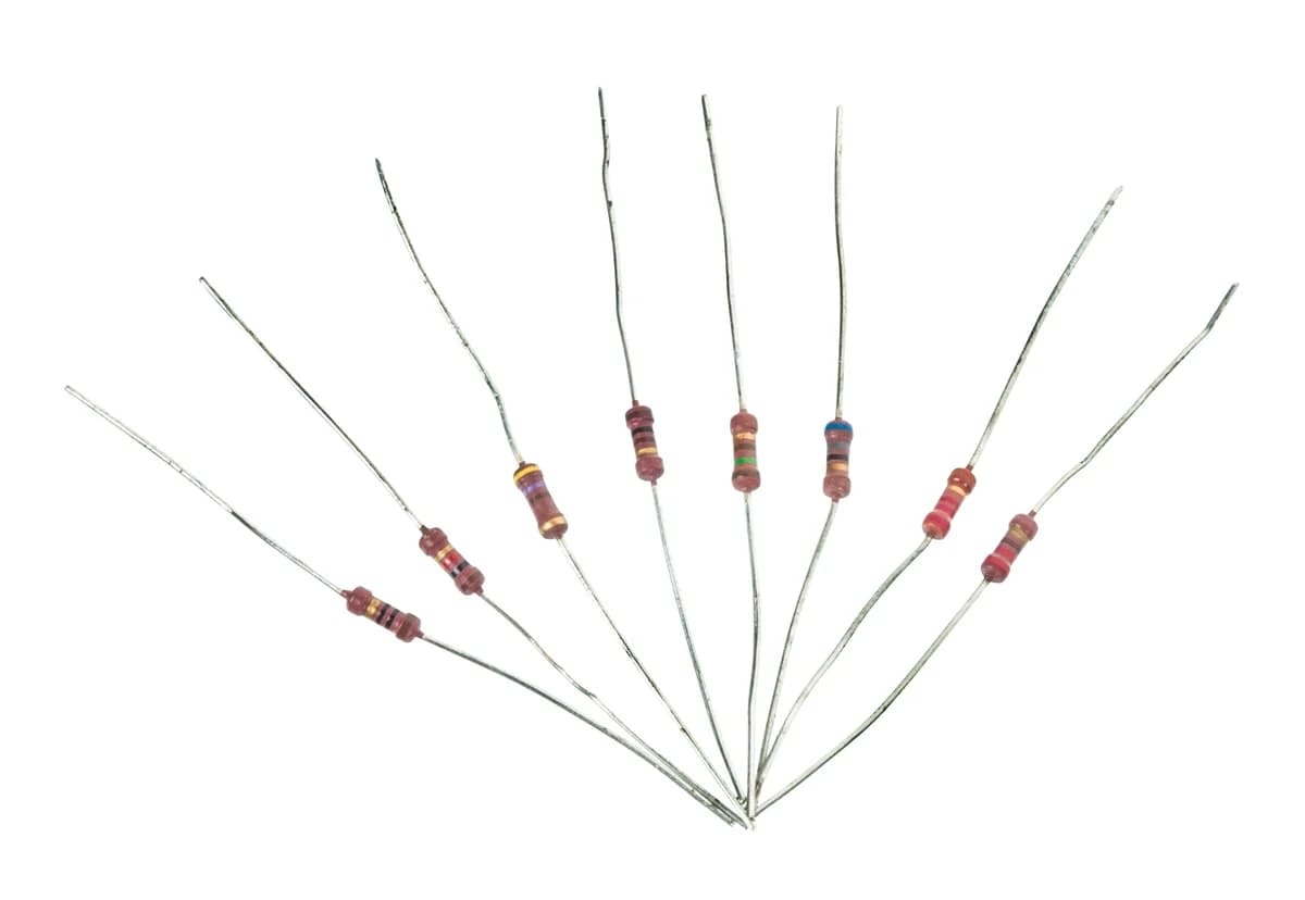 Resistencias de carbón 1 Kohmios 1/2 watt paquete de 10 - imagen 1