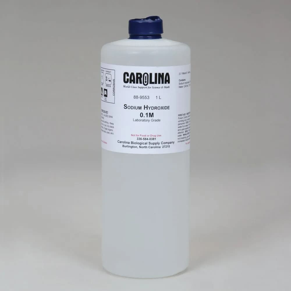 Solución acuosa de hidróxido de sodio 0.1 M grado laboratorio 1 L - imagen 1