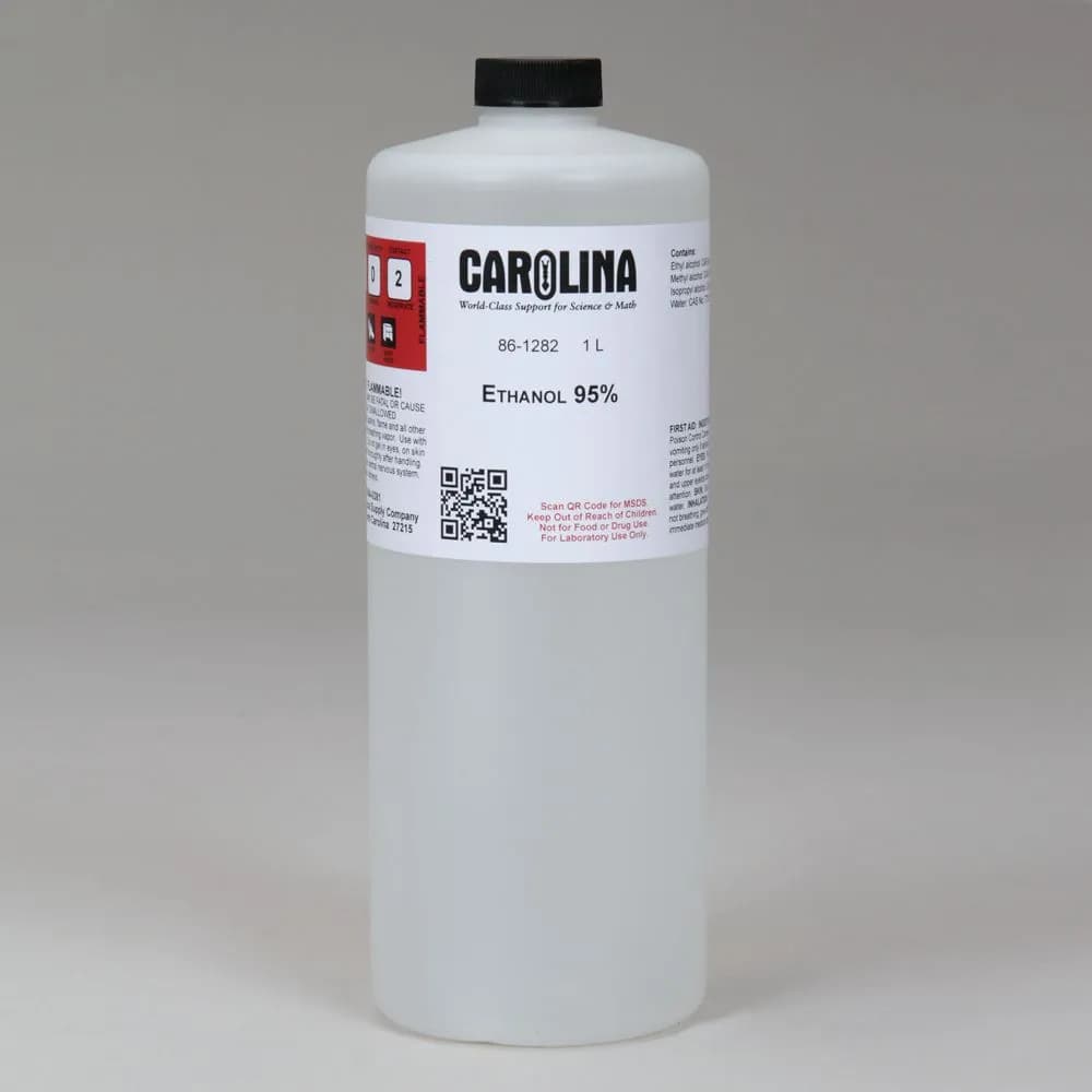 Etanol 95 % grado de laboratorio 1 L - imagen 1