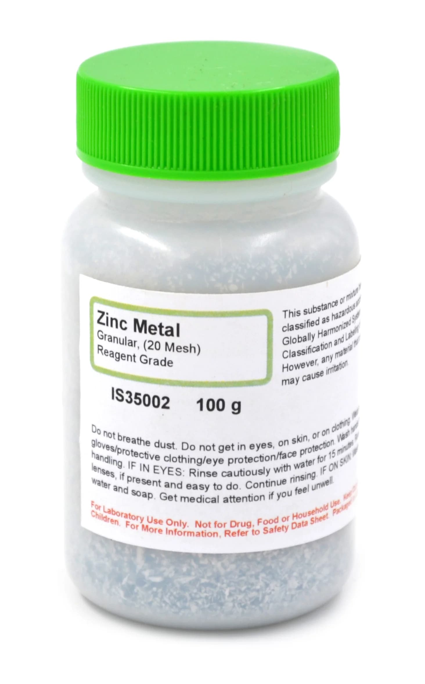 Zinc Metálico Granulado para Prácticas de Laboratorio 100 g - imagen 1