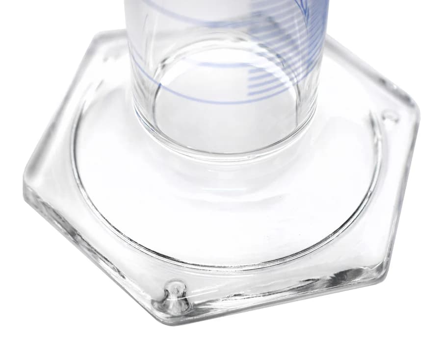 Probeta graduada de 100 ml vidrio borosilicato ASTM Clase A con collar protector - imagen 5