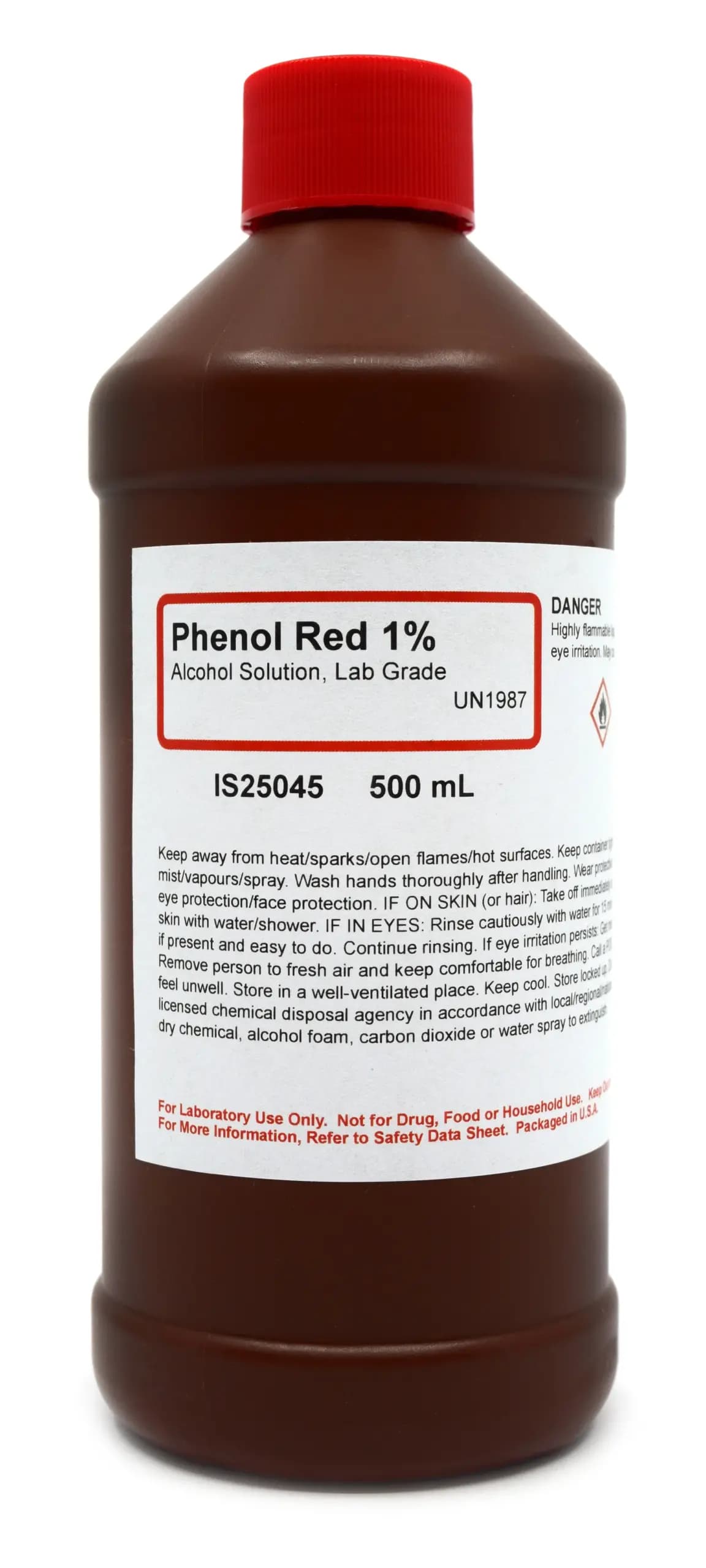 Solución de Rojo Fenol 1.0% para indicadores de pH - imagen 1