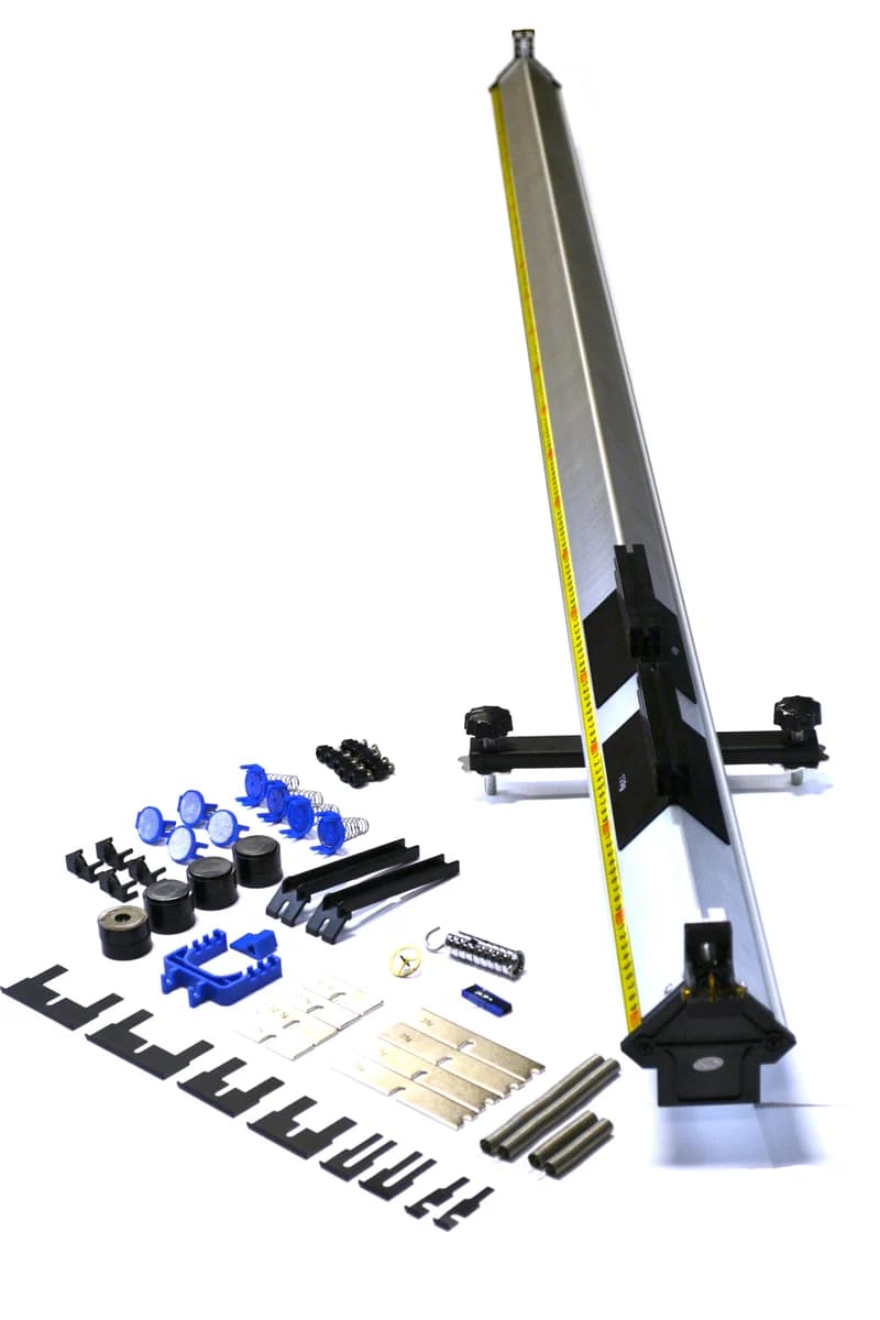 Riel de aire lineal con accesorios 1.5 metros para experimentos de dinámica - imagen 1