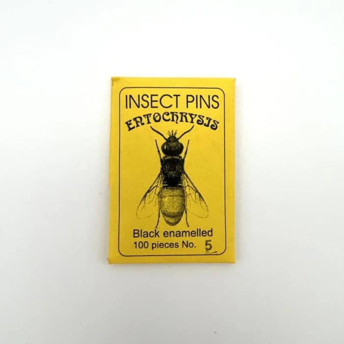 Pines de insectos de esmalte negro número 4 con cabeza de nailon - imagen 1