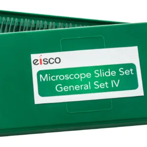 Juego de portaobjetos para microscopio de 50 piezas para principiantes