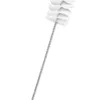 Cepillo de limpieza de nailon 12,25" con extremo en abanico y mango de acero inoxidable