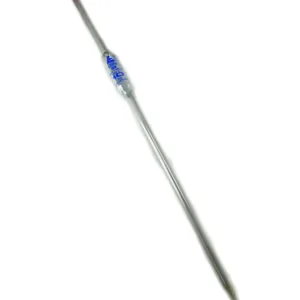 Pipeta volumétrica de 10 ml clase B con graduaciones azules y código rojo de Eisco Labs