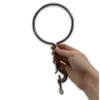Anillo de soporte de 10 cm con cabezal integrado de acero enchapado - Imagen 5