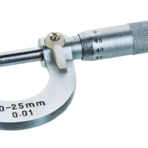 Tornillo micrométrico con bloqueo 0–25 mm x 0,01 mm