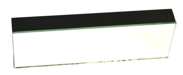 Espejo plano montado de vidrio 6x2x0,75 pulgadas para experimentos de óptica
