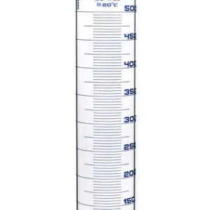 Probeta graduada de vidrio borosilicato 500 ml Clase A base hexagonal