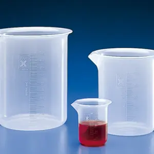 Vaso PP graduado forma baja de 2000 mL para laboratorio