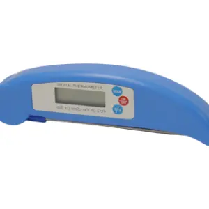 Termómetro digital de laboratorio con sonda metálica extraíble