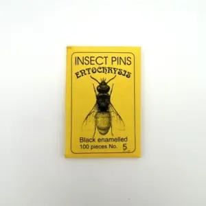 Pines de insectos de esmalte negro tamaño 7